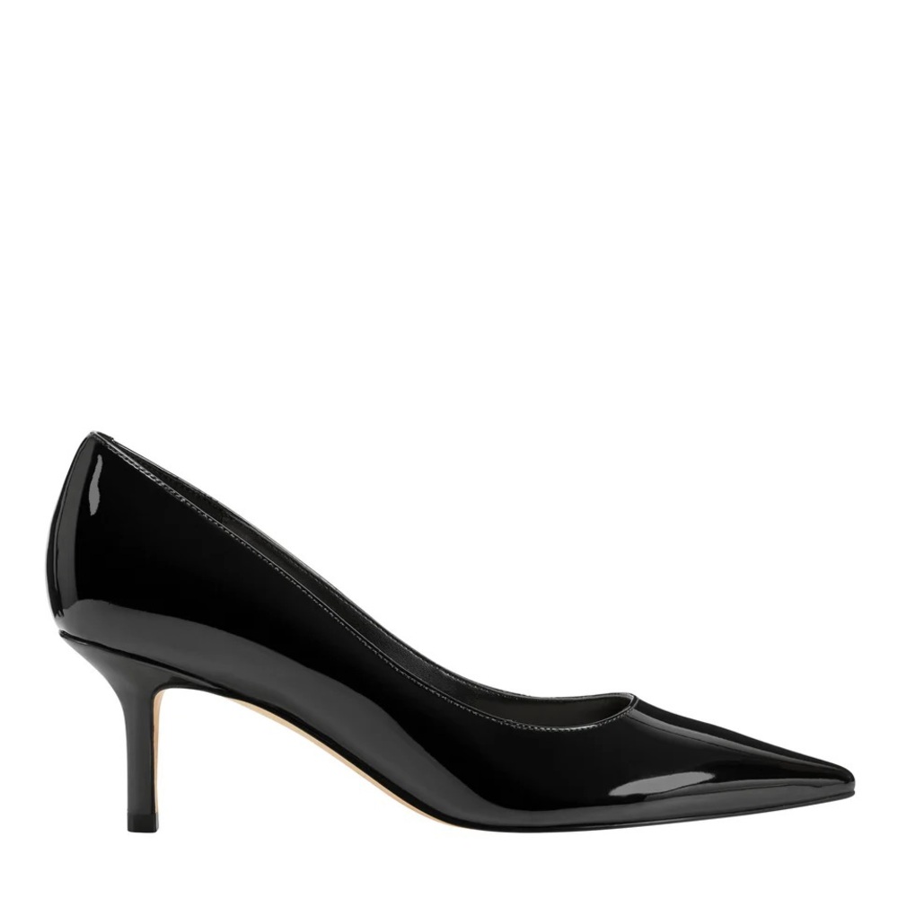 NWT Marc Fisher Alola Black Patent Pumps Heels Shoes 6.5 6 1/2